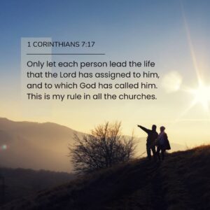 1 Corinthians 7:17