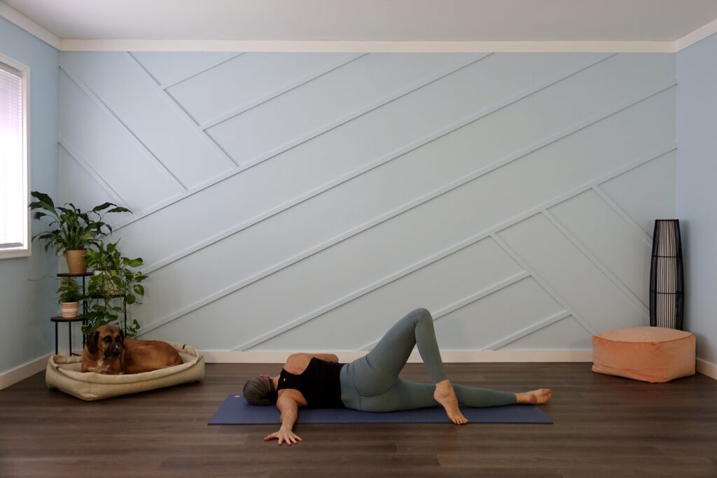 wing pose, birds of paradise prep